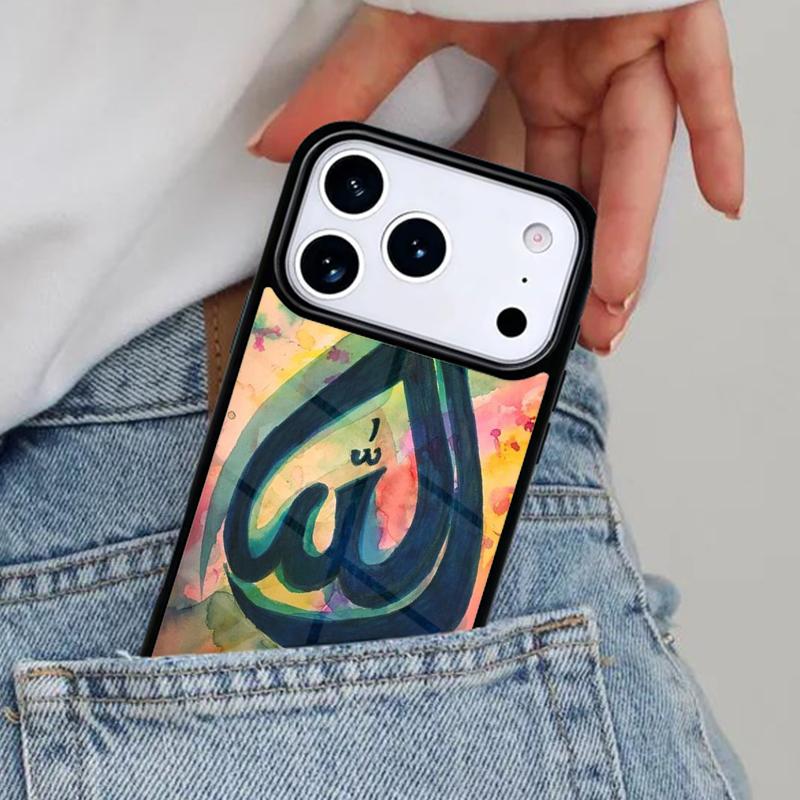 Muslim Surah Ikhlas Islamic Phone Case for iPhone 17ProMax 12 13 14 15 16e 17 Pro Max Plus Air Cover
