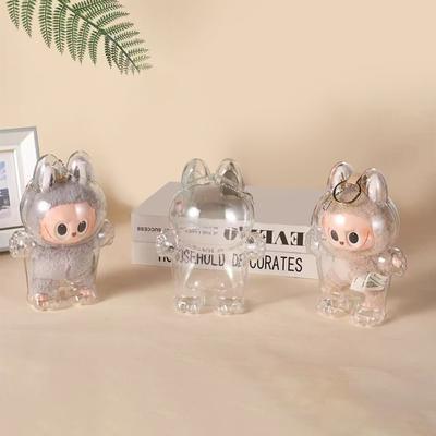 Transparent Protective Storage Case Plush Dolls Display Bag Portable Clear Organizer Box Thickened Dolls Bag
