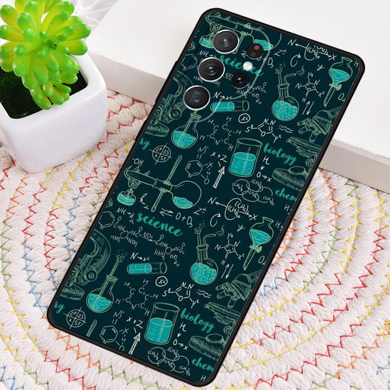 Chemistry elements Phone Case for Samsung Galaxy note 10 pro S26 Ultra S23 S24 FE S25 S21 S22 PLUS shockproof Cove