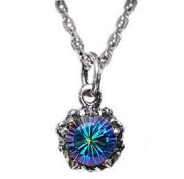 

Серебряный кулон Mystic Quartz Pendant Top Only pe1732-green [Бренд 2PIECES] Мужской (Мистик Грин)