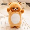 Non-shedding Baby Doll Fox Stuffed Animal with Sound, Cartoon Plush Bear Squirrel Toy, Hands-on Skill Toy Soft Cuddle for Children, Birthday Gift Boys