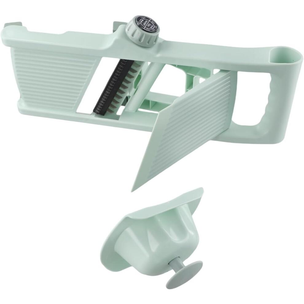 Adjustable Vegetable Chopper and Mandoline Slicer with Stainless Steel Blades for Quick Meal Prep