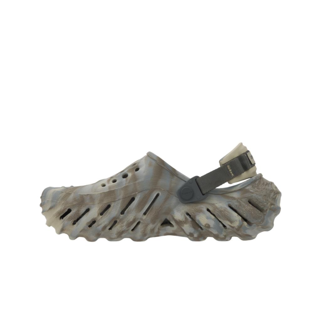 Crocs EVA Buborékos Csúszásgátló Lélegző Sport Szandál Uniszex Szandál Fehér Barna 208454-2Y3