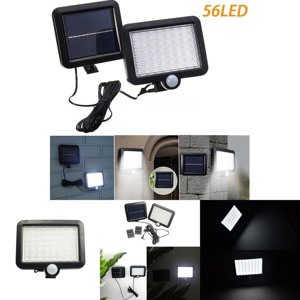 Elegant And Durable 56 Led Solar Security Flood Light For Gardens And Garages
