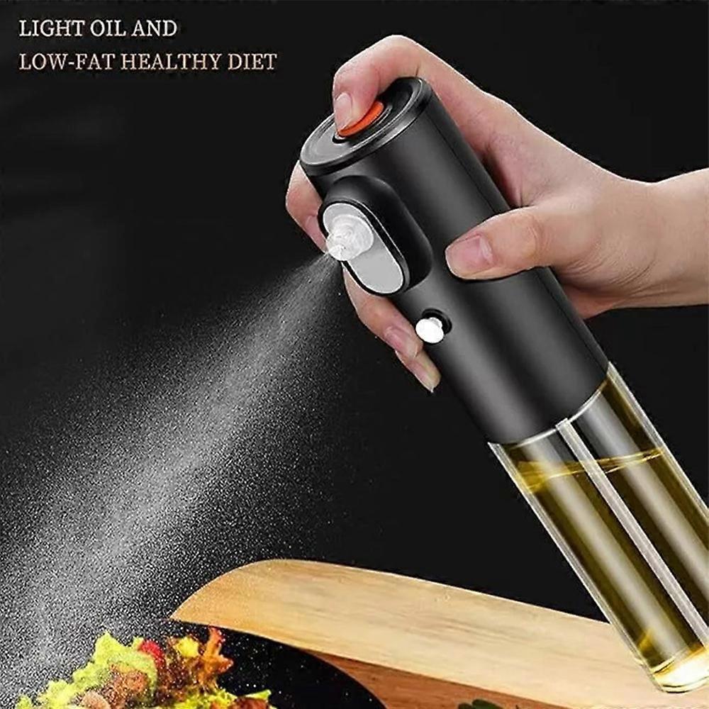 Elektrischer Buttersprüher, kontinuierliche Sprühfunktion mit Portionskontrolle, 200-ml-Ölsprüher