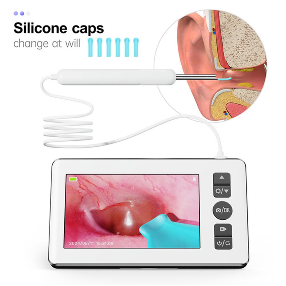 

N18 HD Visual Ear Cleaning Endoscope Professional 4.3 Inch Screen Otoscope Ear Wax Removal Tool Type A