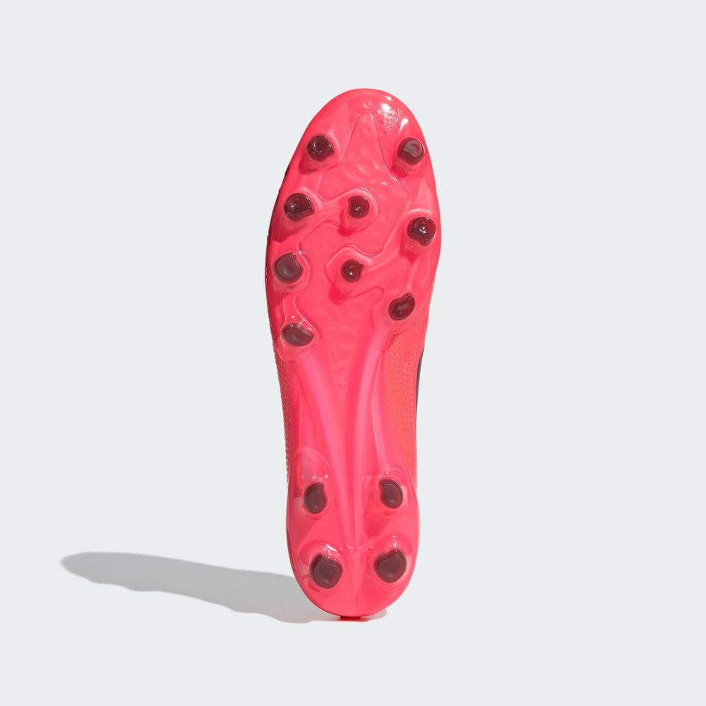 Adidas TURF / F50 ELITE HG Turbo Shoes & Footwear Spikes MEN'S Soccer IF1313 Turbo / Aurora Black / Platinum Metallic