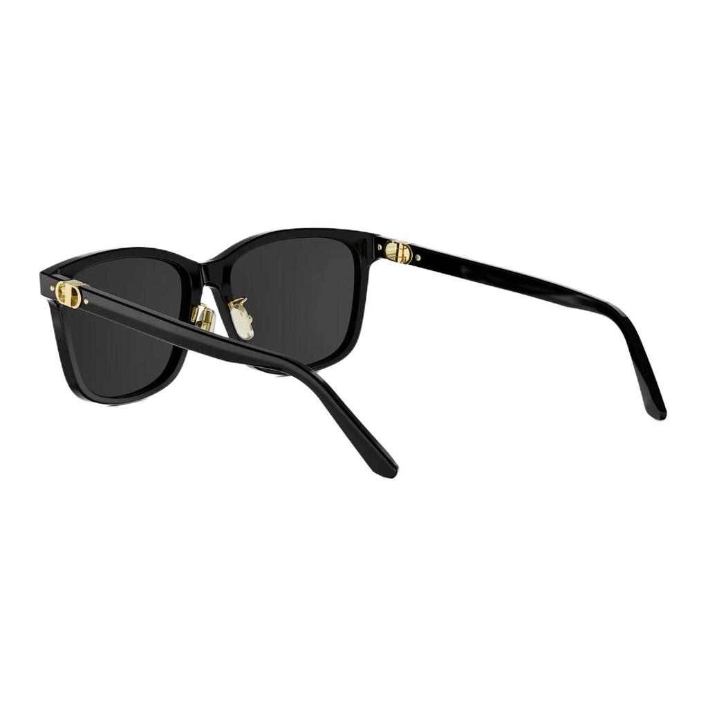 Dior Logo Frame Irregular Shape Sunglasses Unisex Sunglasses Black PETIT-CD-S2F-10A0