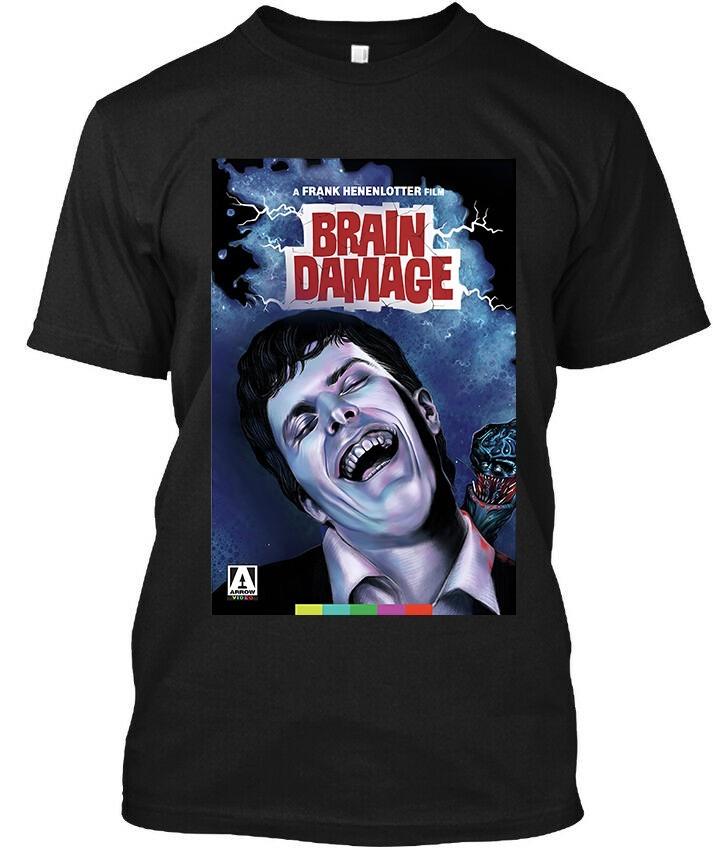 New! Popular Brain Damage American Horror Comedy Movie Art Graphic T-Shirt S-4XL XXXXL