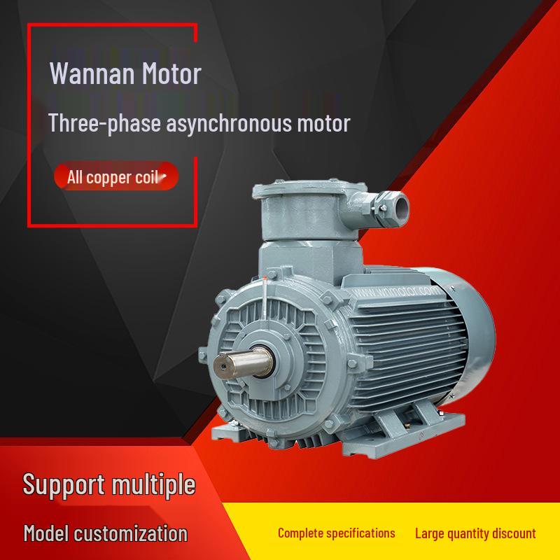 Anhui Wannan Explosion-Proof YBX4 Series Full Copper Coil Three-Phase Motor