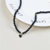 1 Pc Elegant Pearl Heart Pendant Necklace,Imitation Pearl Choker,Romantic Wedding Jewelry,Fashion Jewelry for Women,Gift for Her  Valentine's Gift