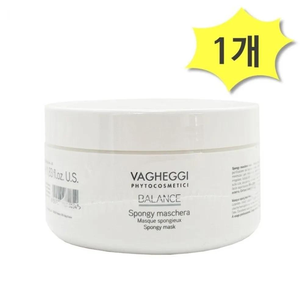 VAGHEGGI Balance Sponge Mask 350ml 1 Pack Pore-Adsorbing Impurity Removal Wash-Off Pack