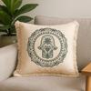 Cushion Green Hamsa Mandala 45x45 Cm