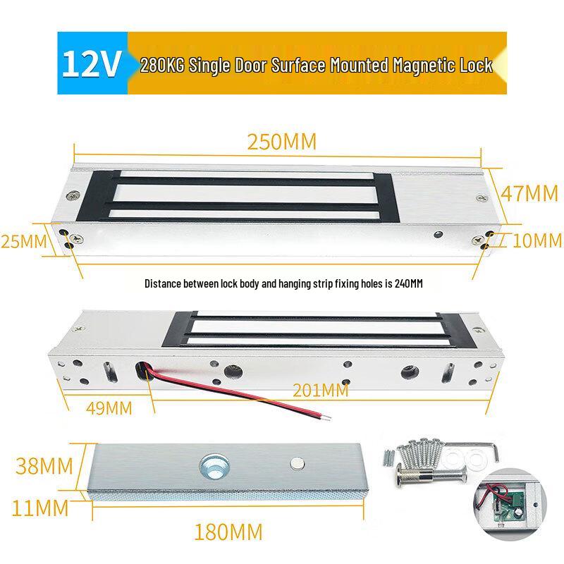 Surface-Mounted Electromagnetic Access Lock