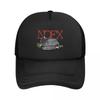 Nofx Band Final Tour Skull Mesh Baseball Caps Snapback Baseball Hats Breathable Casual Casquette Outdoor For Unisexs And Womens