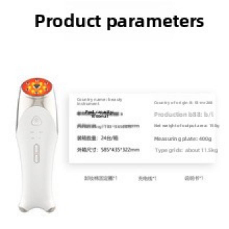 Frequenzumwandlungs-Schönheitsinstrument Heim-Gesichtsmassagegerät Rotes Gesichtstiefeneinschleusungsgerät