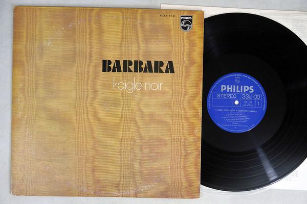 

LP Record BARBARA - Laigle Noir FDX116 PHILIPS Japan Pop Used