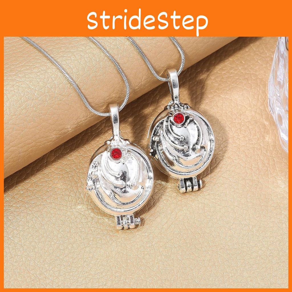 Vampire The Diaries Red Rhinestone Decoration Openable Alloy Necklace For Fans
