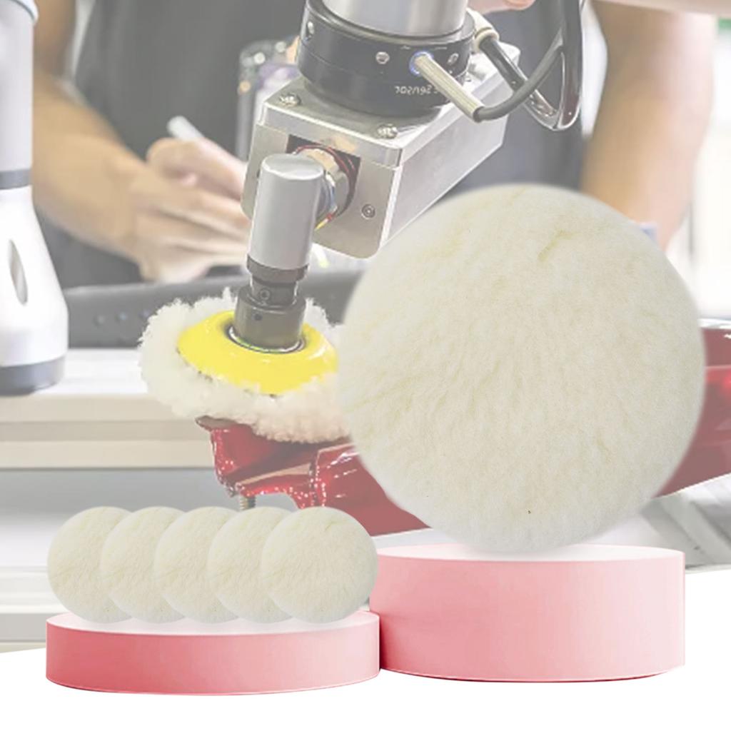 Set Buffing Pads Car Marine Automotive Polishing Washable Polisher 5inch Accessories Bonnet Buffing Wheel Pad Useful