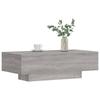 VidaXL Table basse sonoma gris 100x49,5x31 cm bois d'ingénierie 833894