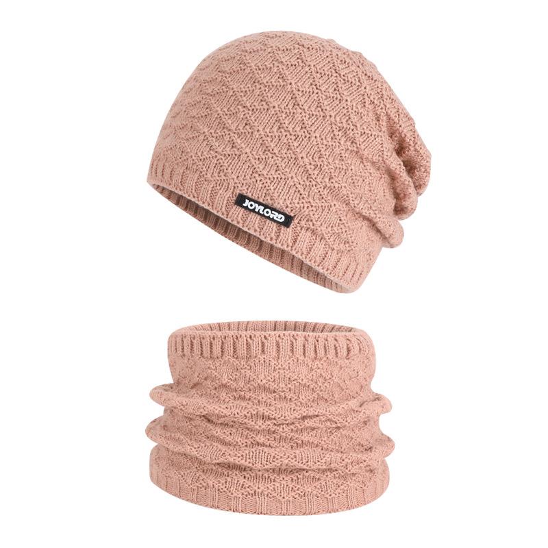 Winter Knit Beanie and Neck Warmer Set Warm Slouchy Hat Scarf for Men Women Cold Weather