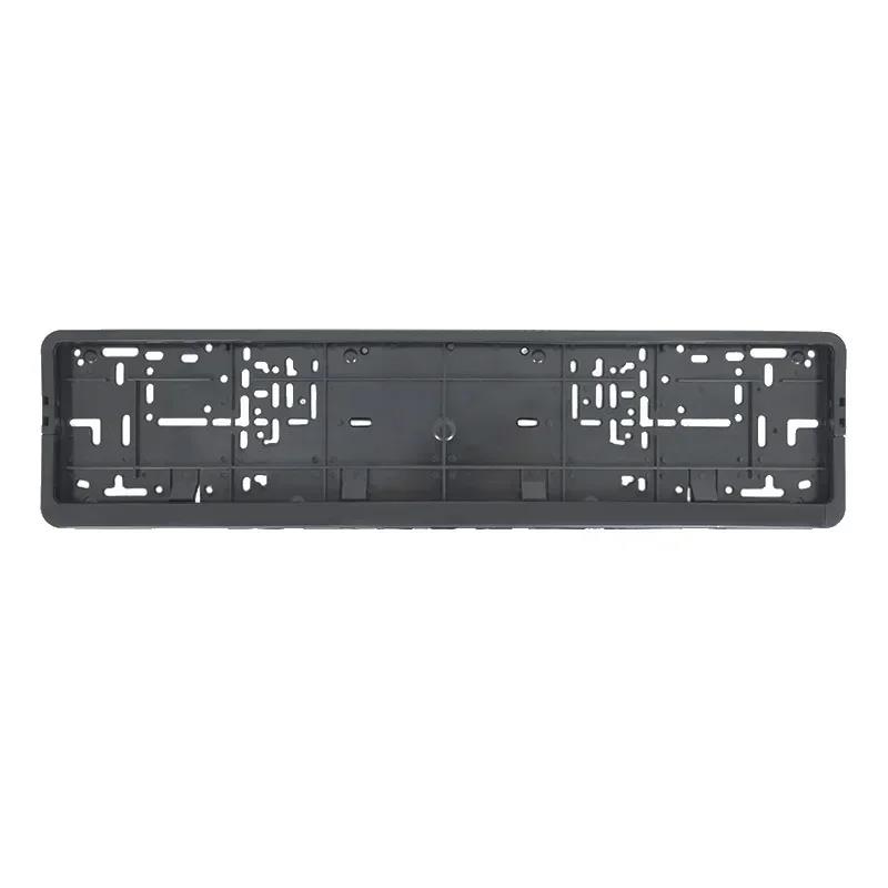1/2Pcs Car Licence Plate Bracket Black Number Plate Holder EU Standard License Plate Frame Cover Anti-corrosion Auto Accessories License Plate Covers