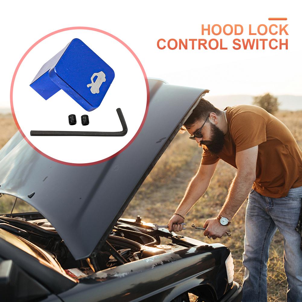 Kit de reparare a mânerului Kit de reparare de eliberare a mânerului din aluminiu Kit de reparare anti-zgârieturi Blocare capota motorului Încuietoare capac capotă pentru Honda CR-V 1997-2006