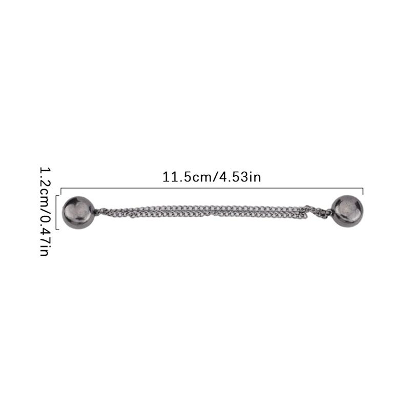 Magnetic Adjustable Trouser Legs Clips For Pants Pin Retractable Fixed Leg Pants Loose Button For Jeans Cardigan