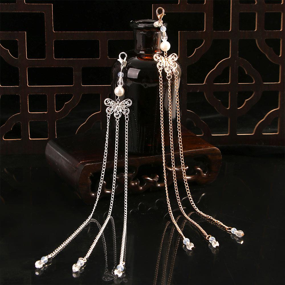 Metal Traditional Chinese Hair Clips's Tassel Classical Tassel Hairpin Tassel With Lobster Clasp
