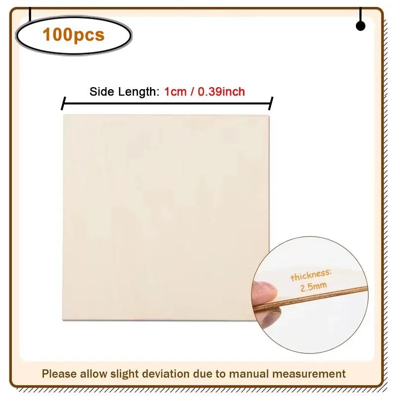 

1-10cm Unfinished Wood Square Pieces, Blank Wood Squares Slices Cutouts for DIY Crafts Painting Staining Wood Sign , Home Decor