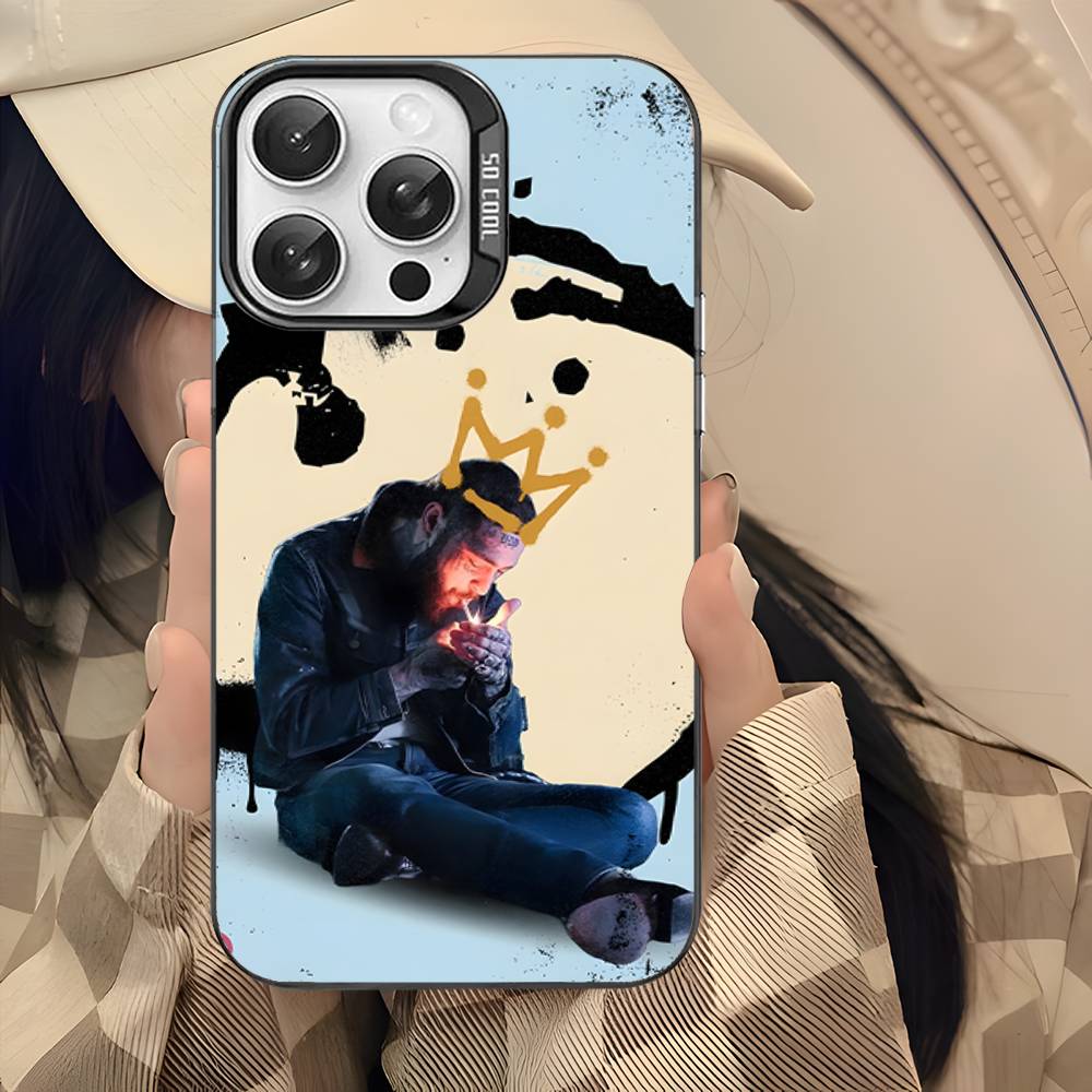 P-post M-Malones singer Phone Cases For iPhone 17 16 15 14 13 12 11 Plus Pro Max Colorful Case