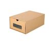 Popular Thickened Kraft Paper Shoe Box: Transparent, Drawer-Type Shoe Cabinet for Home & Dorm Protection.