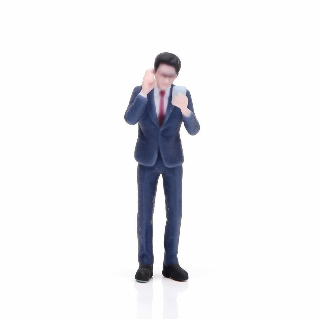 Realistic Miniature Business Figure | Hand-Painted, Tiny, People