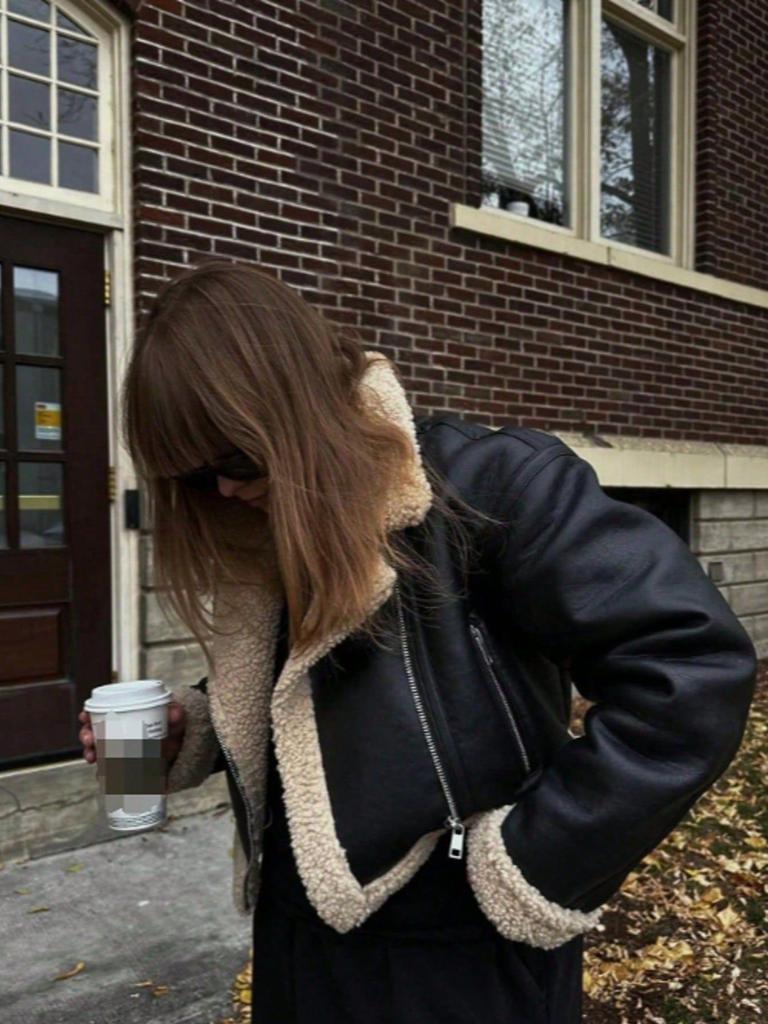 European & American Style Women's Leather & Fur One-Piece Jacket Coat - Versatile New Fashion