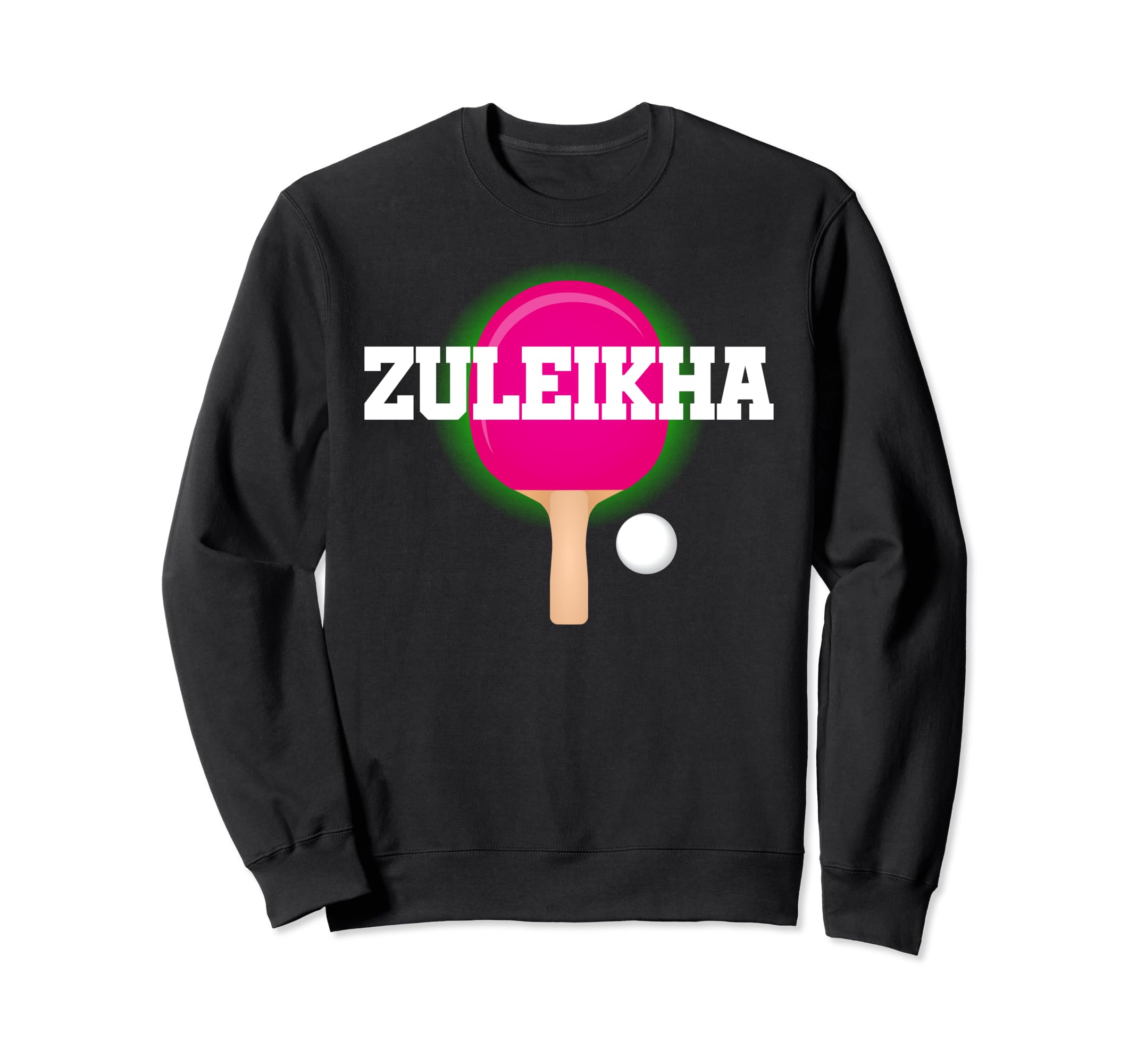

Zuleikha name girl table tennis ping pong game racket sports trainer чёрный