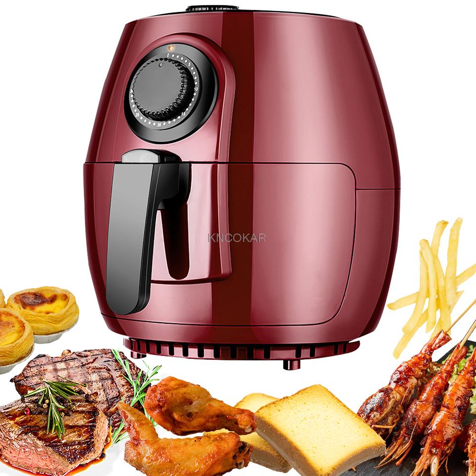 Smart Air Fryer without Oil Home Cooking 4.5L Deep Fryer Cold Rolled Metal Disposable Molding Rock Solid Classical
