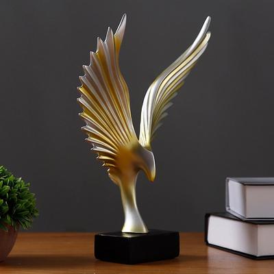 Harz Adlerflügel Kunstmodell Skulptur Tierflügel Heimdekoration Handwerk Wohnzimmer Büro Arbeitszimmer Schreibtischornamente Geschenke