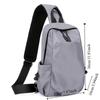 Retro Oxford Shoulder Bag Zipper Pocket Nylon Shoulder Bag Protable Chest Bag Men  Outdoor