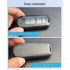 2 Pcs Key Fob Cover Soft TPU Car Key Fob Case Fit for Mazda 3 6 8 Miata MX-5 CX-3 CX-5 CX-7 CX-9, 4 Buttons Remote Key Protector Clear, Anti-Scratch