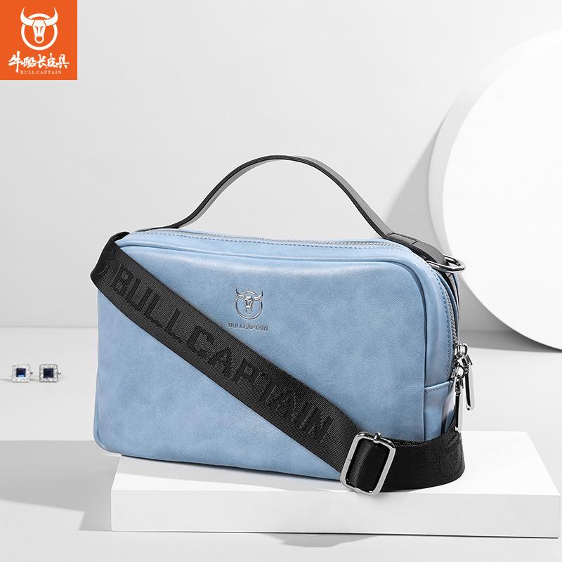 

Новая одноплечевая сумка кроссбоди для мужчин, вмещающая 8-дюймовые компьютеры и iPad, горизонтальный дизайн небесно-голубой