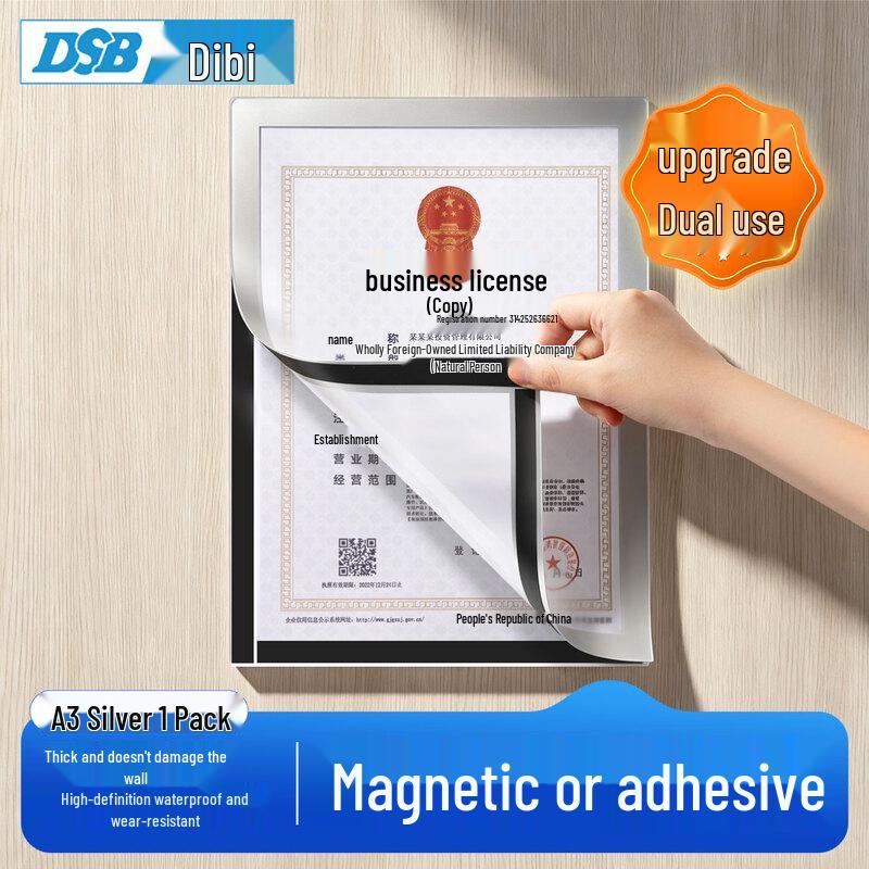 DSB A3 Magnetic Display Frame