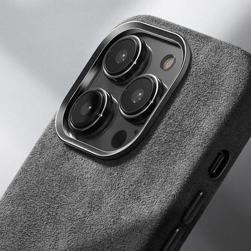High-Grade Suede Protective Case for Apple iPhone 17 Pro Max, 16 Pro, and 15 Pro