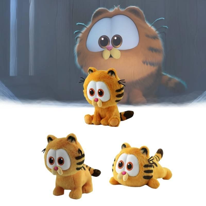 Niedliches Garfield-Plüschtier, ideales Geburtstagsgeschenk für Kinder, Cartoon-Katze, Stofftier, 18-24 cm