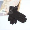 High Quality Women's Sheepskin Gloves Leather Fashion Touch Screen No Lining Thin Section Spring Riding Driving Gloves Autumn