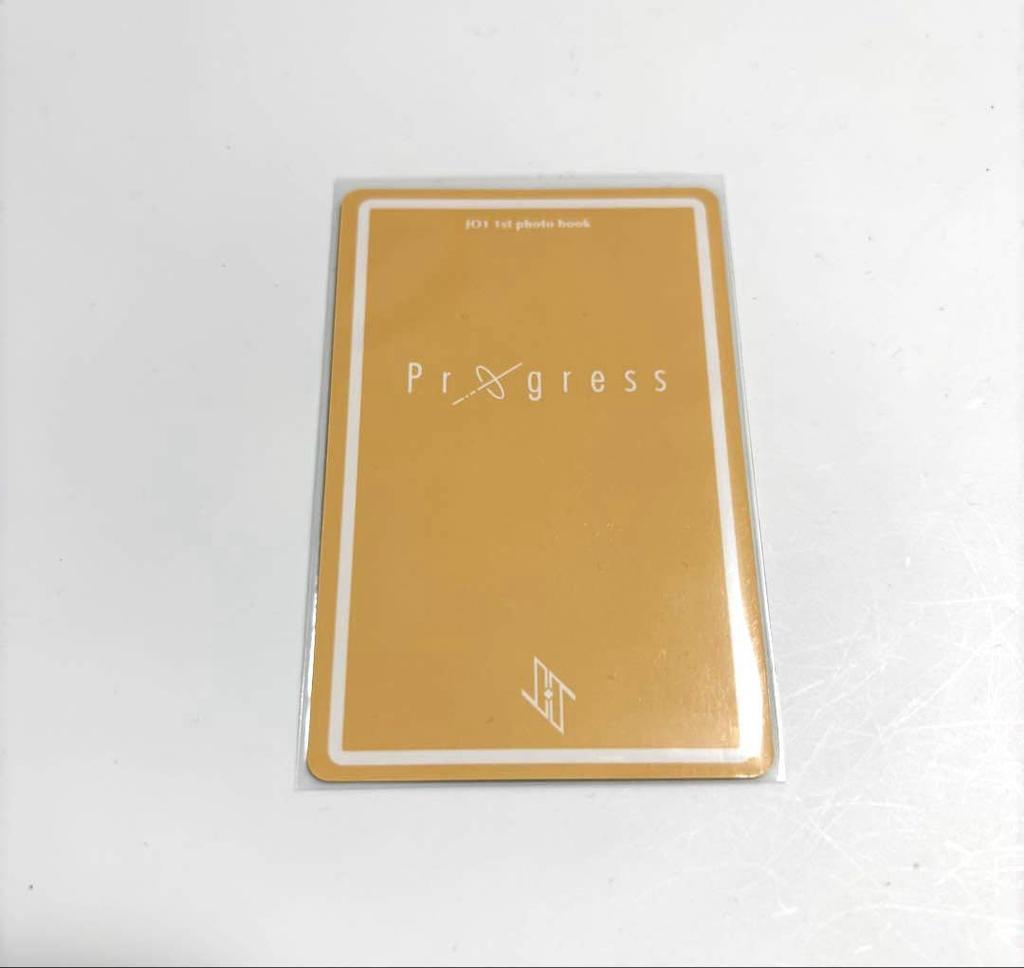 [USED] JO1 Kimata Shoya Progress Photobook Trading Card