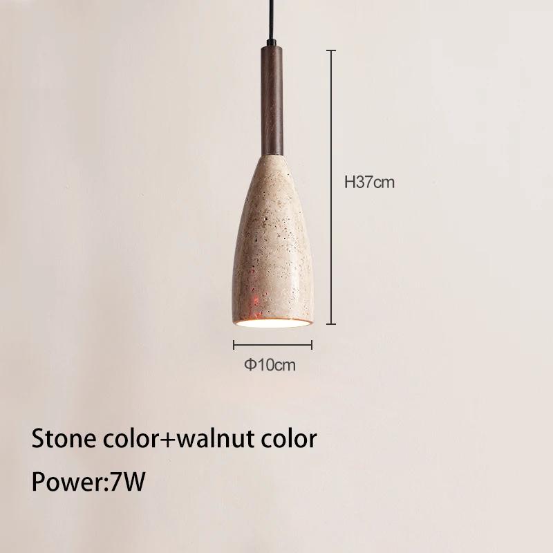 

Трансграничный ресторанный светильник, прикроватная люстра в стиле кремового ваби-саби, украшение для барной кровати, желтые лампы из травертина naturally light