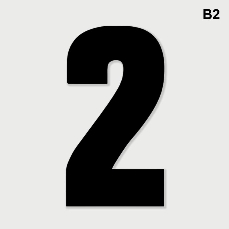 Trash Can Dustbin Number Sticker Self Adhesive Wheelie Bin Stickers Garage Decals Diy Free Combination Weatherproof