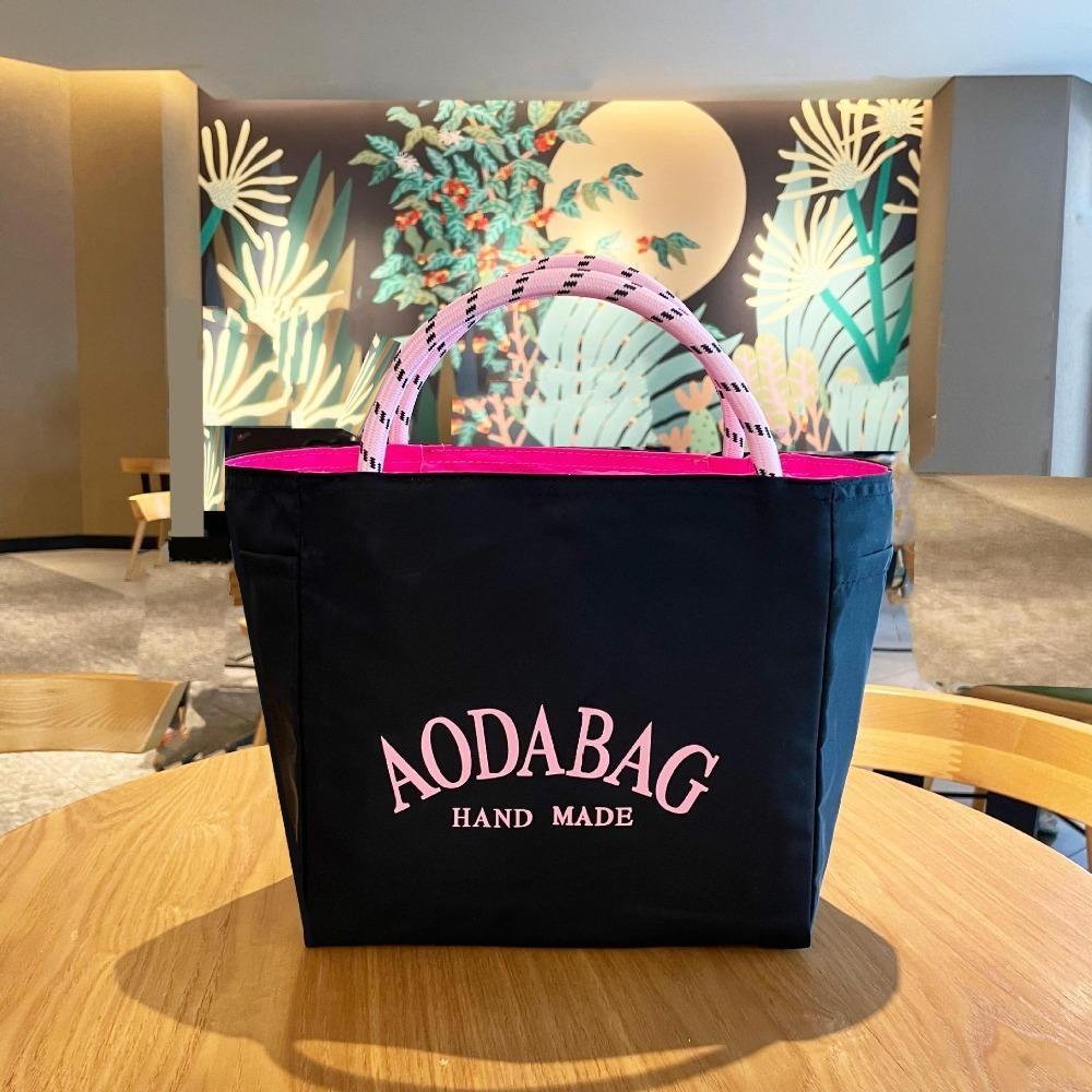 

Large Capacity Letter Handbag Multifunctional Lunch Bag Storage Mommy Bag Mother чёрный