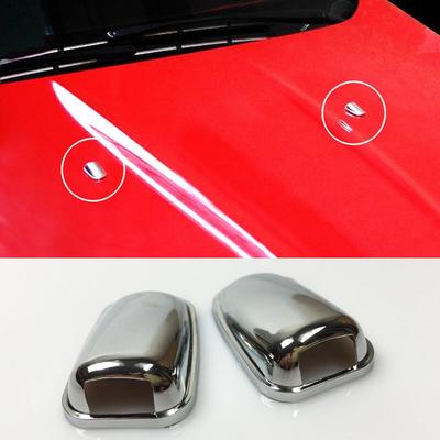 Cubierta de Chorro de Agua de Plástico ABS Tapa Cromada para Limpiaparabrisas de Coche