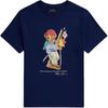 Polo Polo Bear T-Shirt Cotton Short Sleeve Crew Neck Classic Edition Kids Kids Tops CWPOTSHY8021268-410